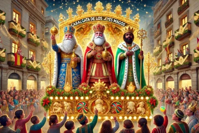 cabalgata de los reyes magos en parla 2025