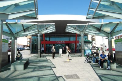 obras en la estacion de parla