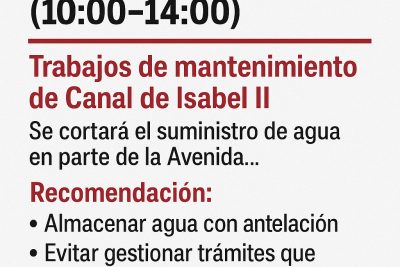 corte de agua en parla
